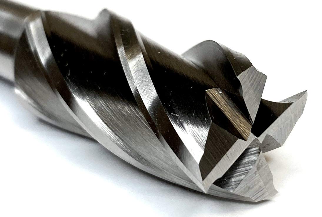 Hhip 4 Flûte à une seule extrémité Centre Coupe End Mills (différentes options de taille et de type de matériau), 3/4" Dia x 1/2" Shank, 1