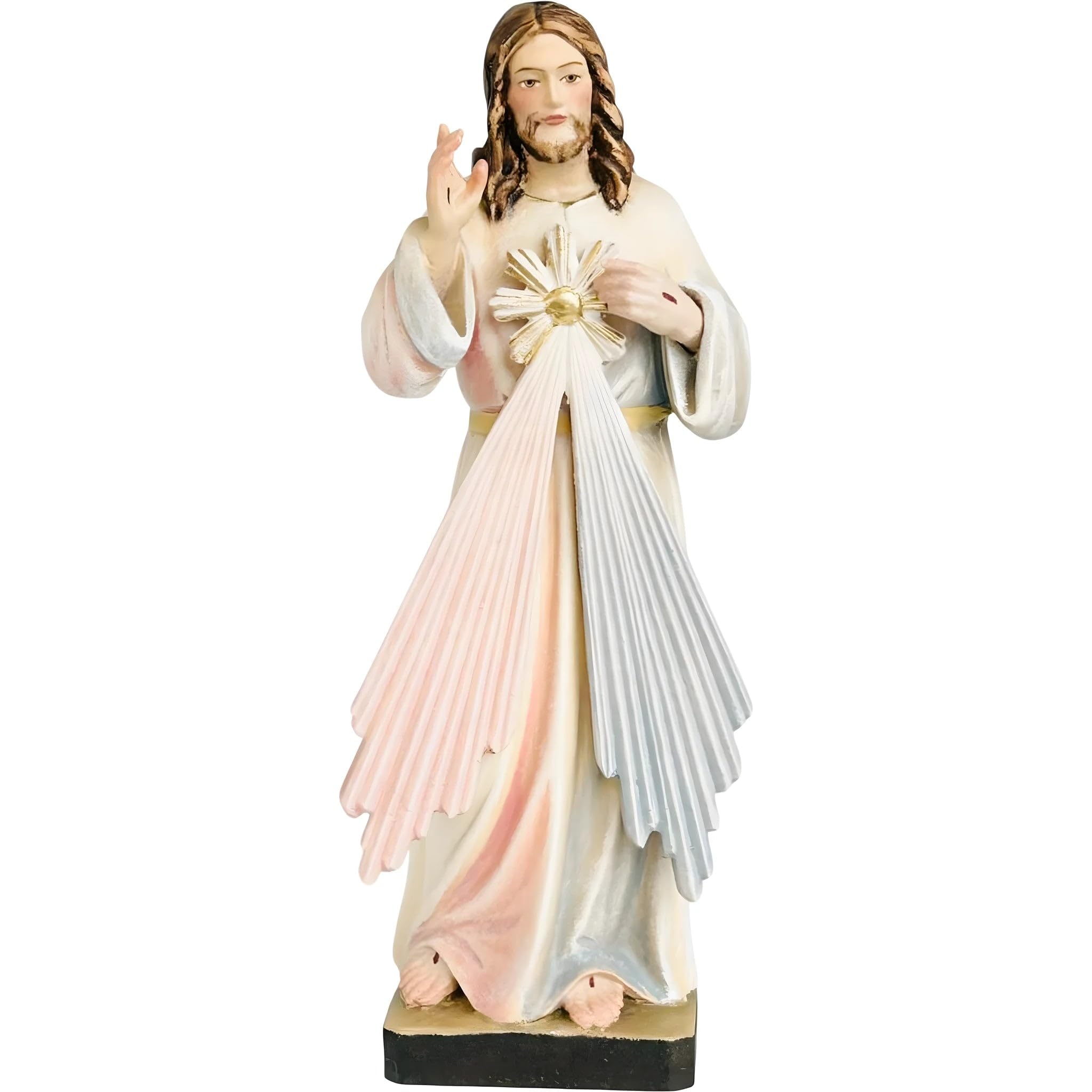 Divine Mercy Jesus Christ Wooden Statue by Dolfi