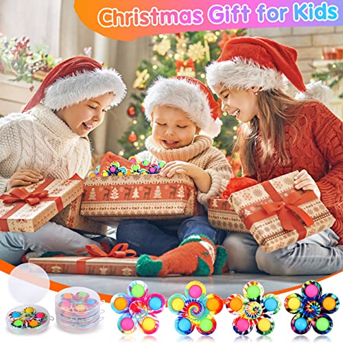 Gigilli 24 Pack Party Favors Fidget Spinners For Kids 4-8 8-12, Kids Goodie Bag Stuffers Easter Basket Stuffers Pop Mini Fidget Toys Classroom Prizes, Bulk Toddler Birthday Gift Easter Egg Fillers #TOP4