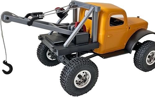 Miniatura 7 de Piezas de actualización de auxilio para FCX24 Power Wagon RC Crawler Truck Bed(NO camión incluido) - Negro