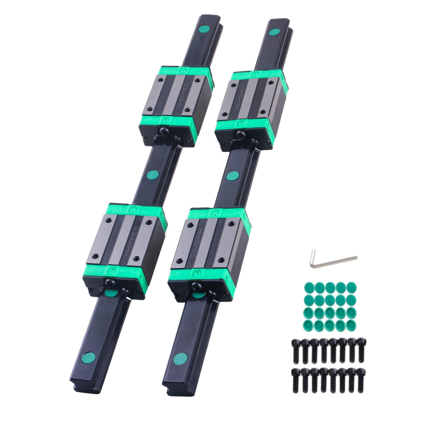 Guide Lineari HGR20 Da 300 Mm Con 4 Blocchi Scorrimento - Set Per Stampanti 3D CNC Fai Da Te - Foto 11