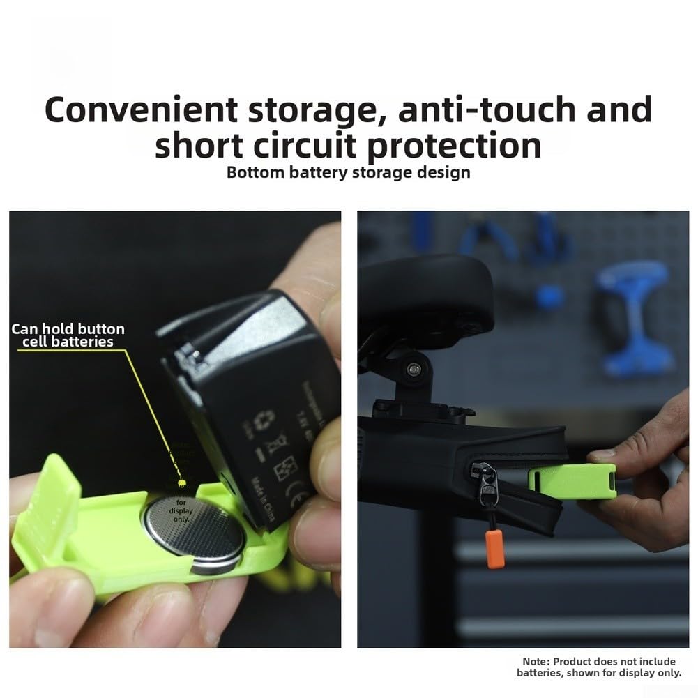 Copertura per batteria SRAM per ETAP Axs, piastra di protezione deragliatore, in plastica leggera, vestibilità sicura, per gruppi elettronici Force Red (verde)