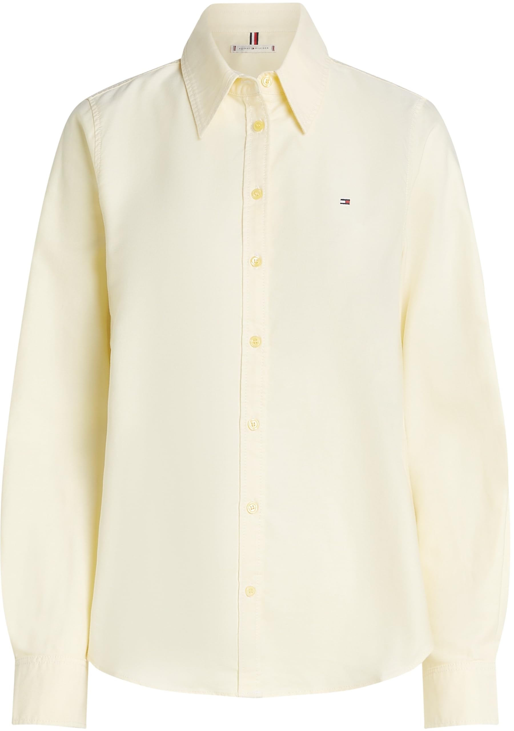 Tommy Hilfiger Women's Oxford Relaxed Fit Shirt Ww0ww46111 Oxford Relaxed FIT Shirt WW0WW46111 (Pack of 1)
