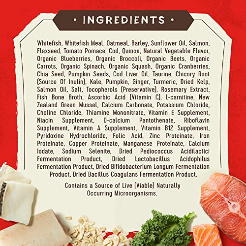 Stella & Chewy's SuperBlends Raw Blend Wholesome Grains Wild-Caught Whitefish & Salmon Recipe with Superfoods, 3.25 lb. Bag - image 8