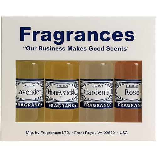 Rainbow, RainMate, Sirena, Hyla Compatible Vacuum Fragrances – Assorted Fragrance 4-Pack For Water-Based Vacuums (Garden in Bloom - Lavender, Honeysuckle, Gardenia, Rose)