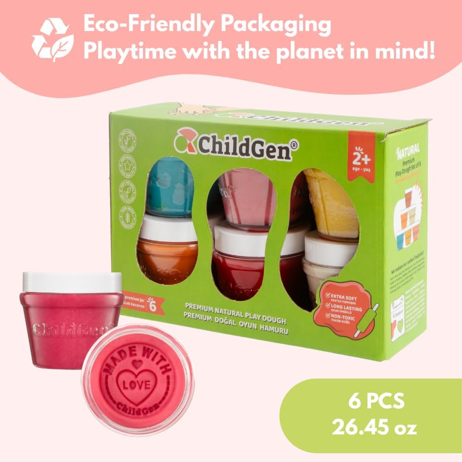 Miniatura 4 de Juego de masa de juego natural, no tóxico, súper suave, de larga duración, masa de modelado, artes y manualidades para niños, juguetes preescolares,