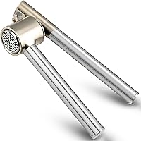 Roeene Garlic Press: 304 Stainless Steel Mincer Crusher, Heavy Duty, Rust Proof, Easy Squeeze & Clean