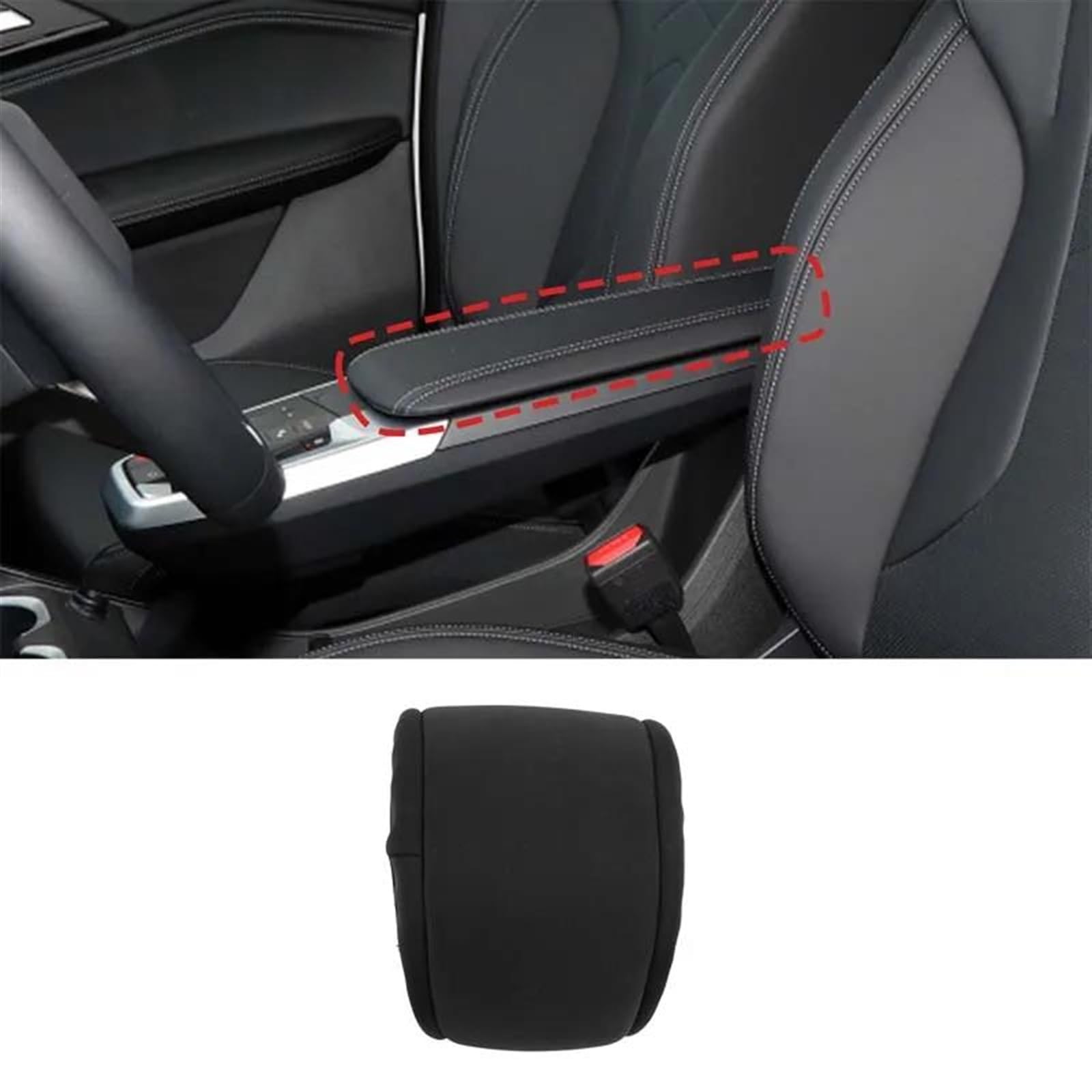 Auto Innen Armlehne Box Schutzhülle Leder Zentrale Konsole Abdeckung Zubehör Für X1 U11 2023 2024(Style C-Cloth)