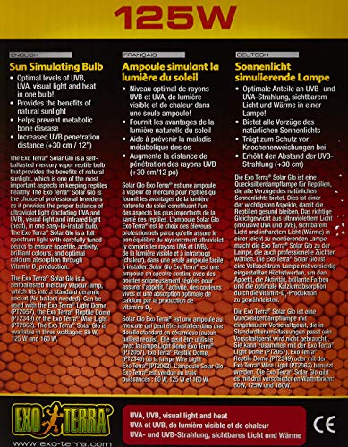 Exo Terra Solar Glo 125 W - zonlicht simulatie lampm - 14.7 x 14.5 x 19.3 cm - Wit - Afbeelding 4