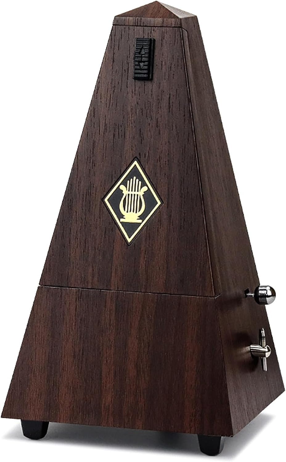 Mechaniczny metronom, wieża metronomu Mechaniczny metronom Piano Gitara Skrzypce Guzheng Uniwersalny do gitary fortepianowej(Color:Bruin)