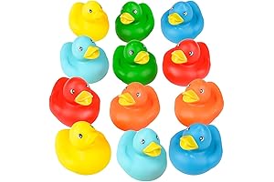 Rhode Island Novelty2" SOLID COLOR RUBBER DUCKIES
