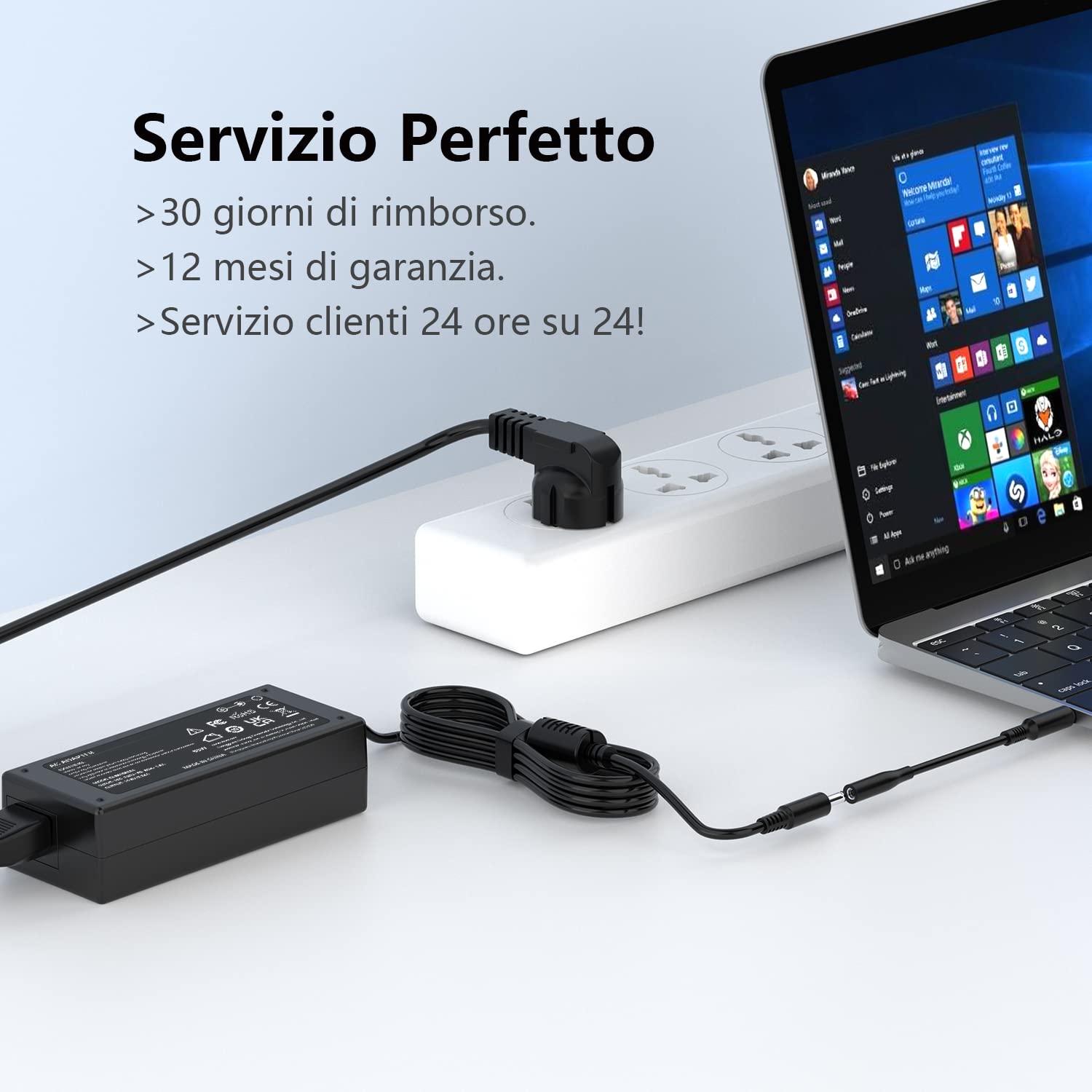 Alimentatore 65W Caricabatterie per Dell Inspiron Latitude Vostro 3511 5558 5567 5570 3520 3420