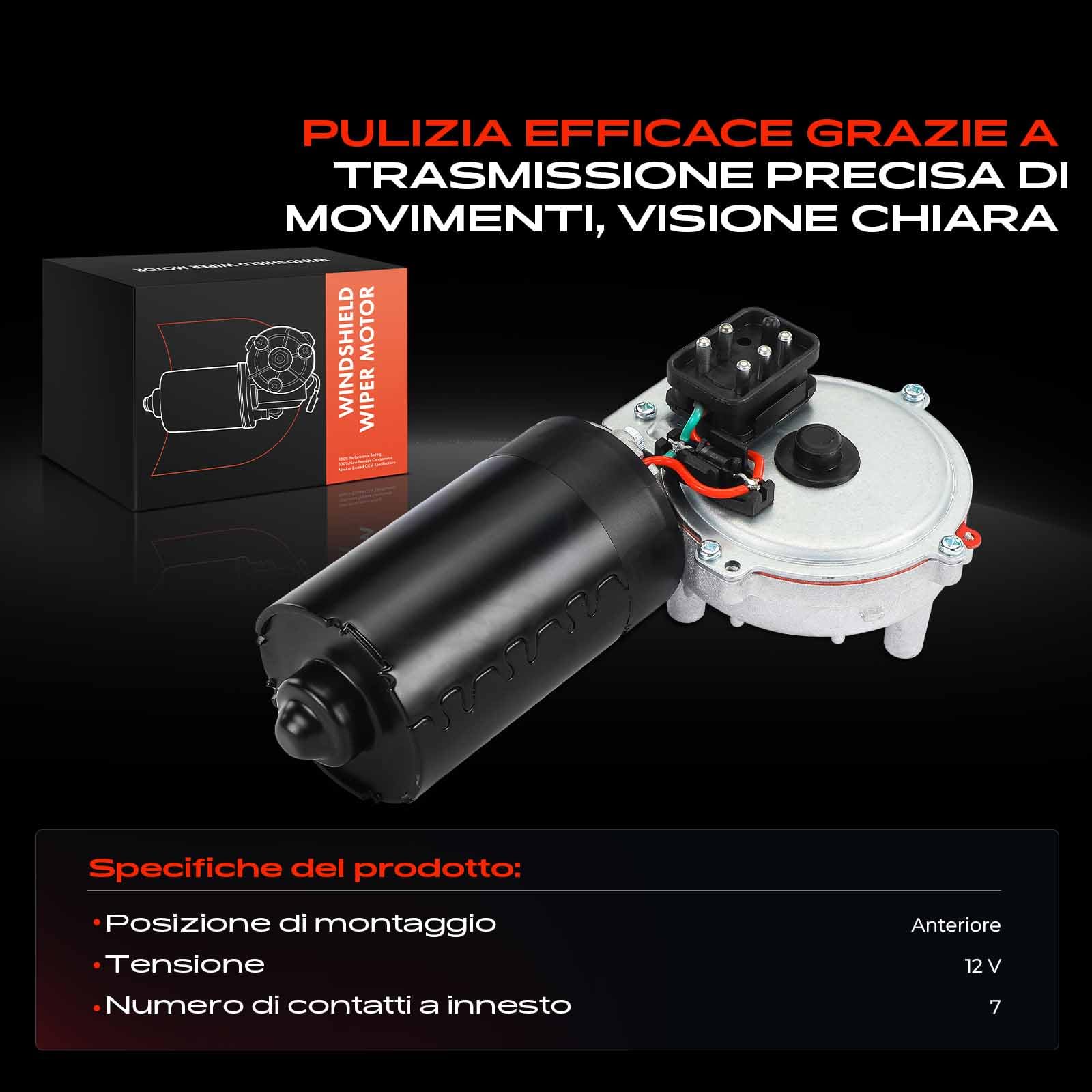 Frankberg Motore Tergicristallo Anteriore Compatibile con 124 Coupé C124 Cabriolet A124 Classe E W124 Classe E Cabriolet A124 Classe E Coupé C124 Classe E T-Model S124 Replace# 1248200708