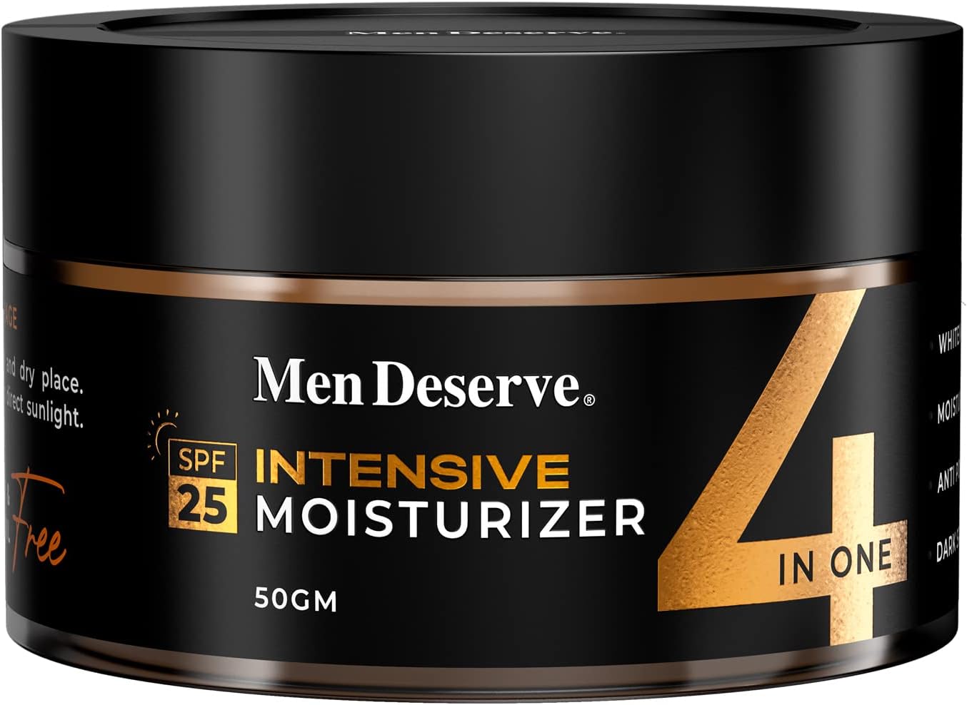 Intensive Moisturizer with SPF 25 (50g) | Moisturizer For Dry Skin With Vitamin E, Hyaluronic Acid, Shea Butter | Moisturizer For Anti Pollution and Dark Spot Reduction