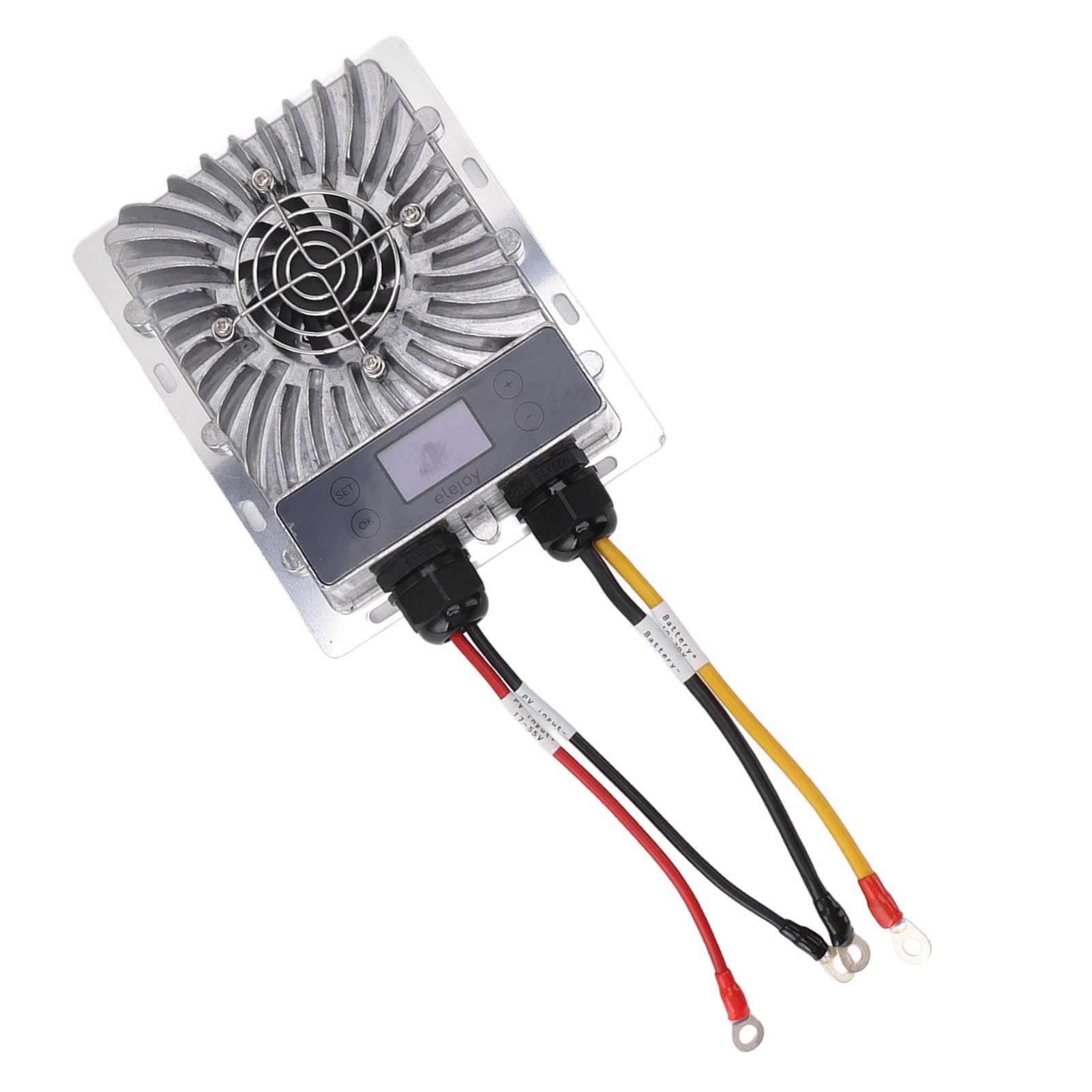 Regulator ładowania słonecznego MPPT 600 W 10-30 V regulowany regulator panelu słonecznego z wyświetlaczem LCD