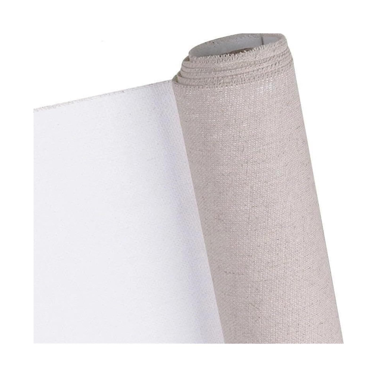 Płótno Roll Linen, Canvas Roll Linen Blend 5M Primed For Acrylic Oil Painting Multiple Widths 28-88cm(Width 48cm)