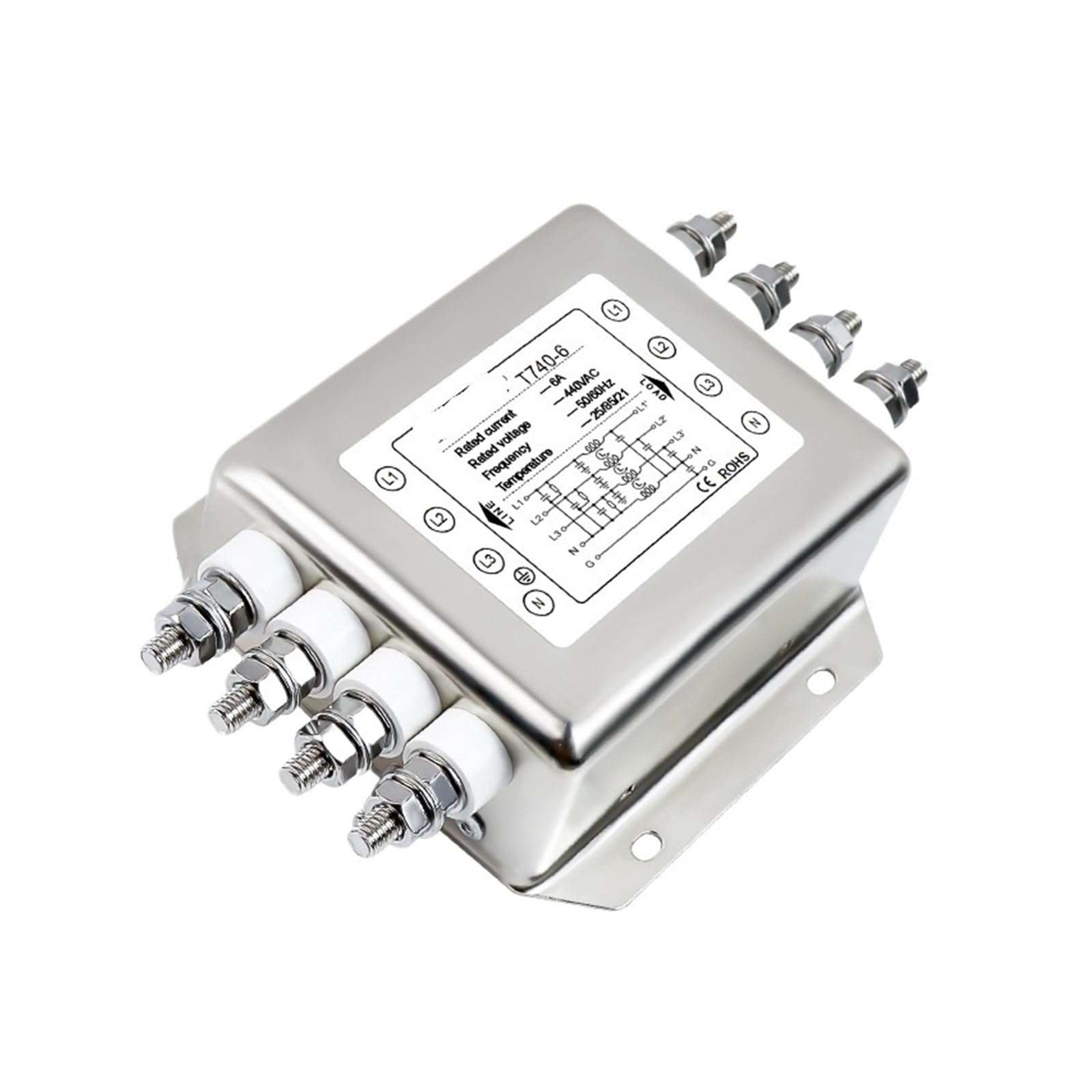 Filtre d'alimentation triphasé T740-6 contre interférence servo