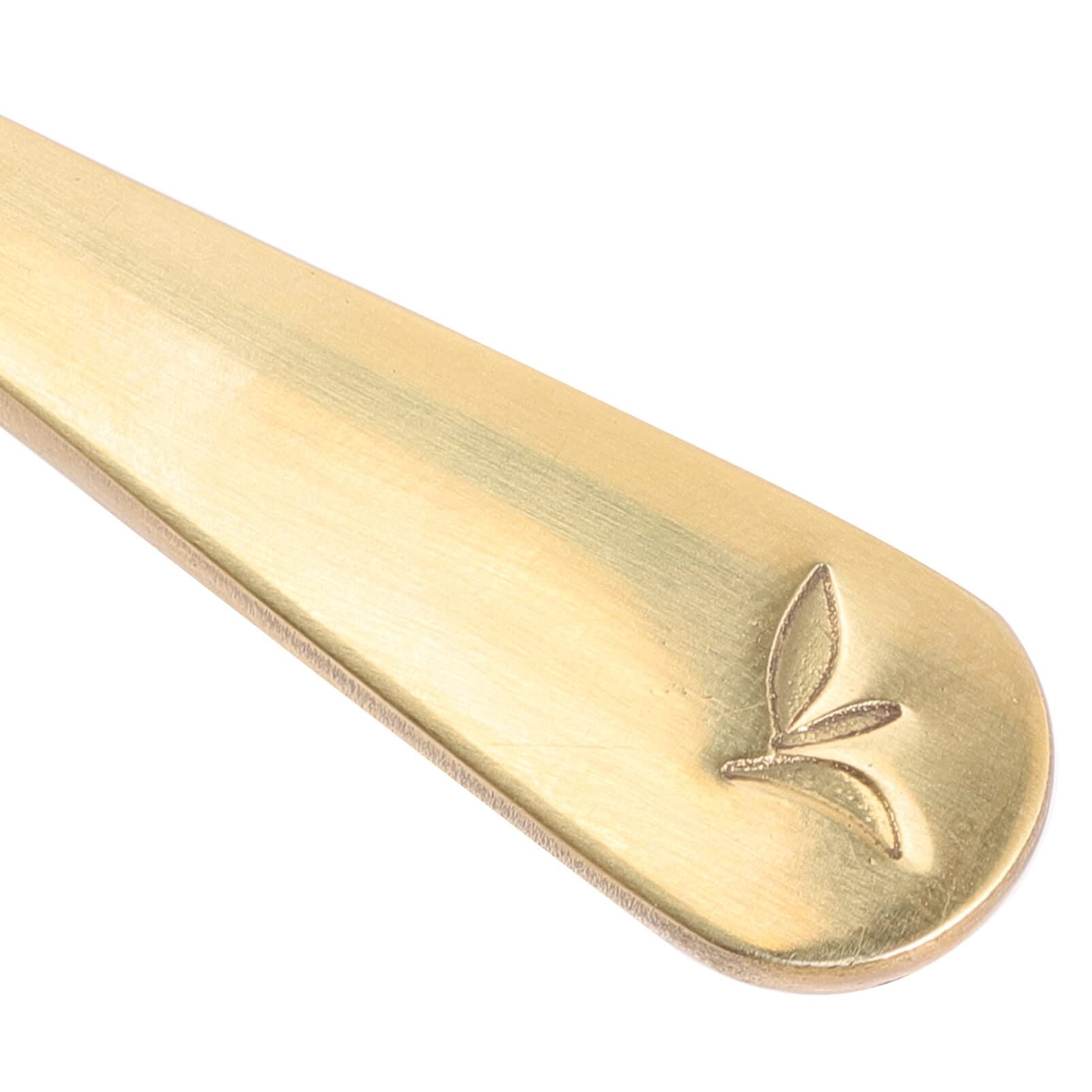 Alipis 5stücke Brass Tea Scoop Handgefertigte Mini Teelöffel Reinem Messing Für Lose Teeblätter Langlebig Und Leicht Zu Reinigen Perfektes Küchenutensil Für Teeliebhaber