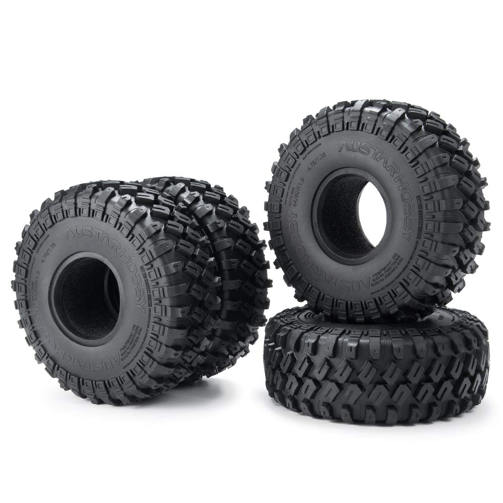 4 Pezzi 120 Mm 1,9 Pollici Pneumatici in Gomma per Ruote per 1/10