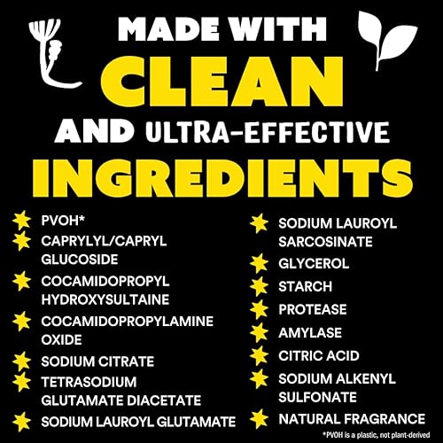 Miniatura 5 de Molly's Suds Hojas de detergente para ropa  Suave con la piel sensible, potentes enzimas a base de plantas, lucha contra las manchas  Embalaje sin