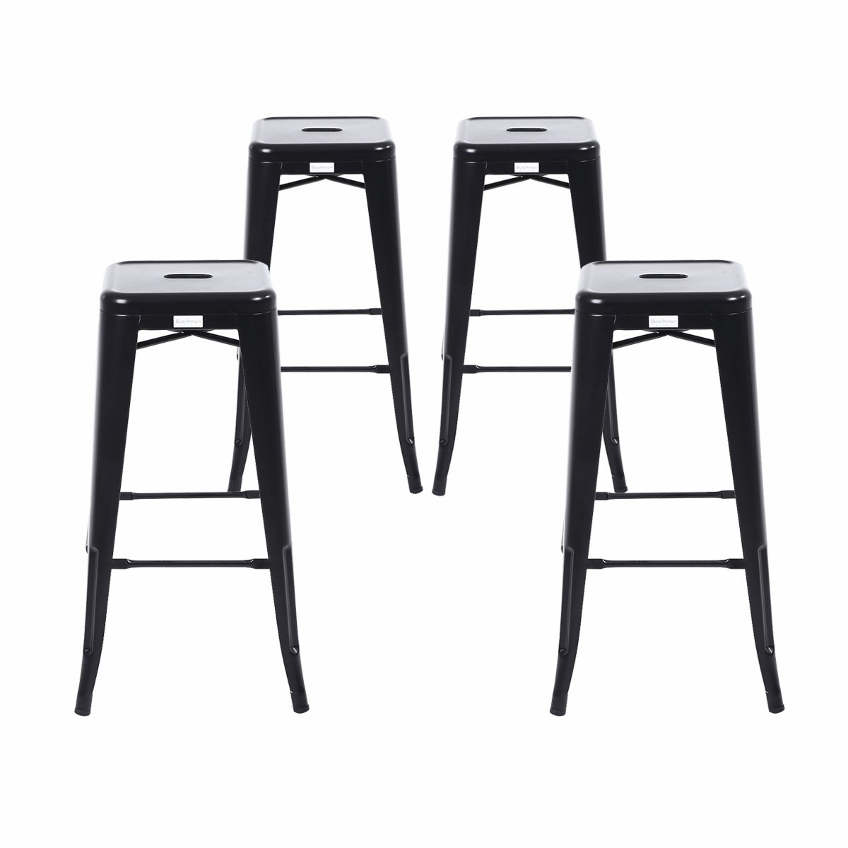 Buschman Metal Bar Stools 30 Bar Height Indoor Outdoor Stackable