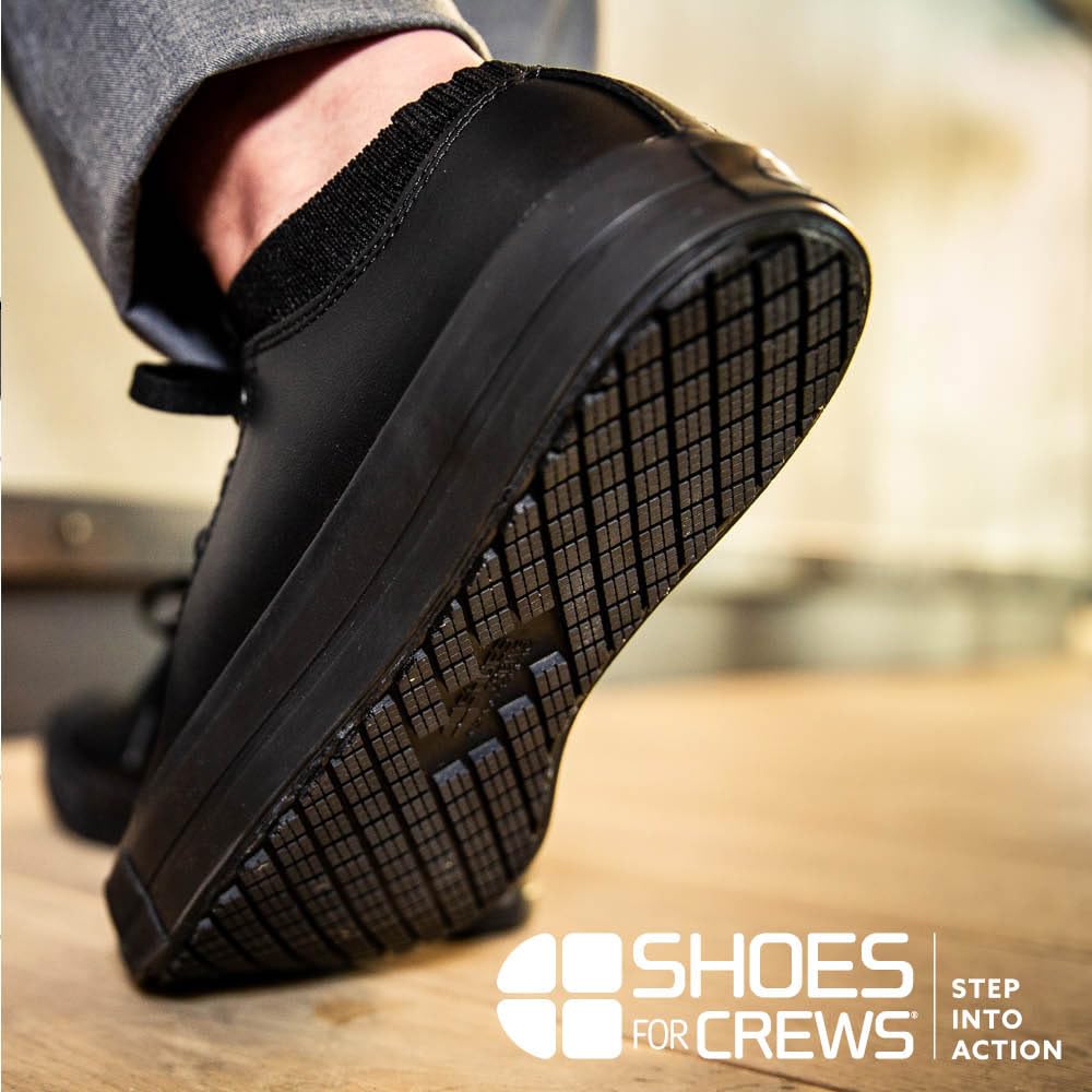 Shoes for Crews Delray – Baskets Antidérapantes Mixtes à Enfiler | Chaussures de Travail Confortables pour Hommes et Femmes en Restauration, Commerce de Détail et Plus