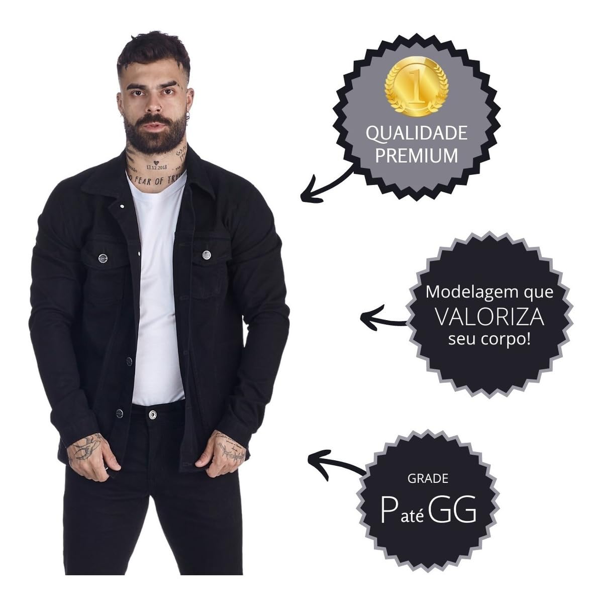 Jaqueta Jeans HNO Jeans Premium Azul Escuro em promoção! Veja a oferta e mais achadinhos de Jaquetas & Casacos 3 Hoje é o melhor dia para comprar Jaqueta Jeans HNO Jeans Premium Azul Escuro com aquele preço maroto! Promoção! Aproveite a oferta! 3