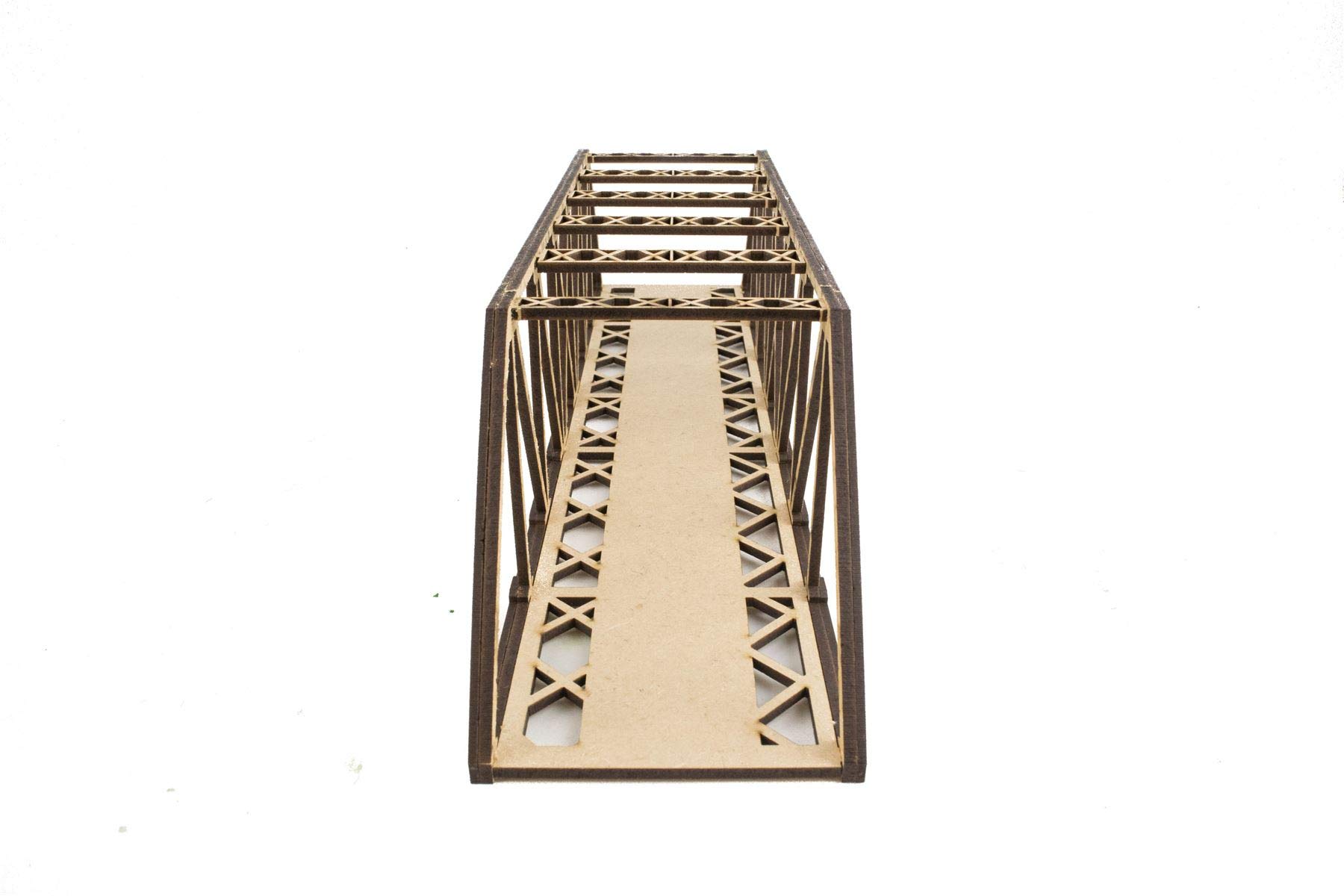 War World Scenics Single Track Hi-Detail Girder Bridge 560mm – OO/HO Model Railway Diorama