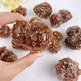 IDUTQUMW IDUTQUMW 60-100g1pc Orange Aragonite Cristal Néphéline cluster Irrégulier Pierre Brute for Fengshui Decorati