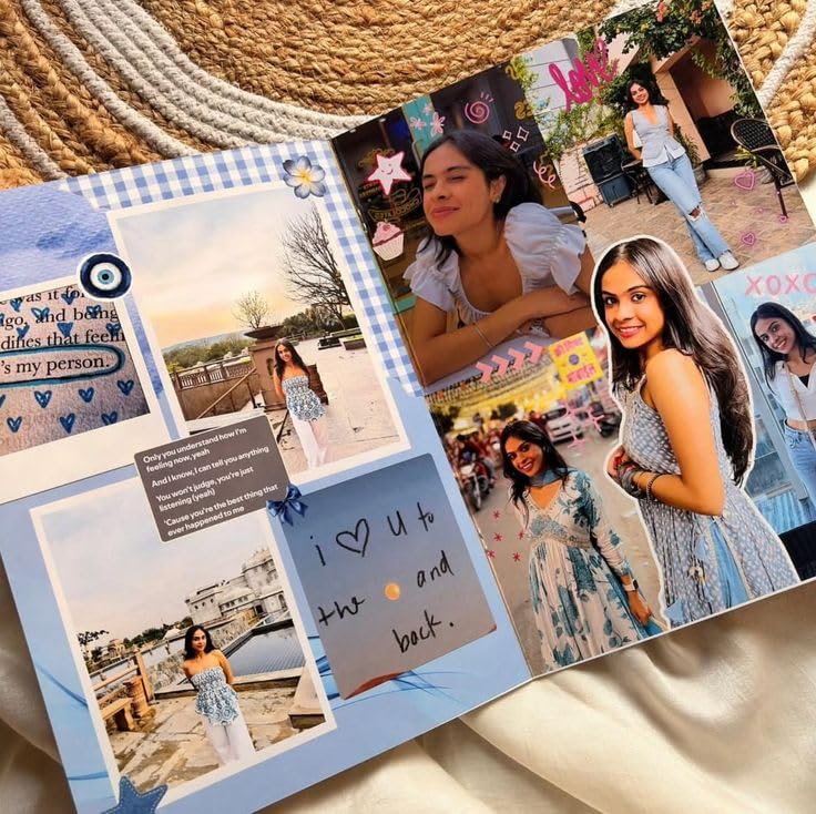 Mini Scrapbook With Photo Customization || Customized Gifts For Special One || Personalised Photo Album, Multicolor, 8 pages A5 (8×5)-picture-18