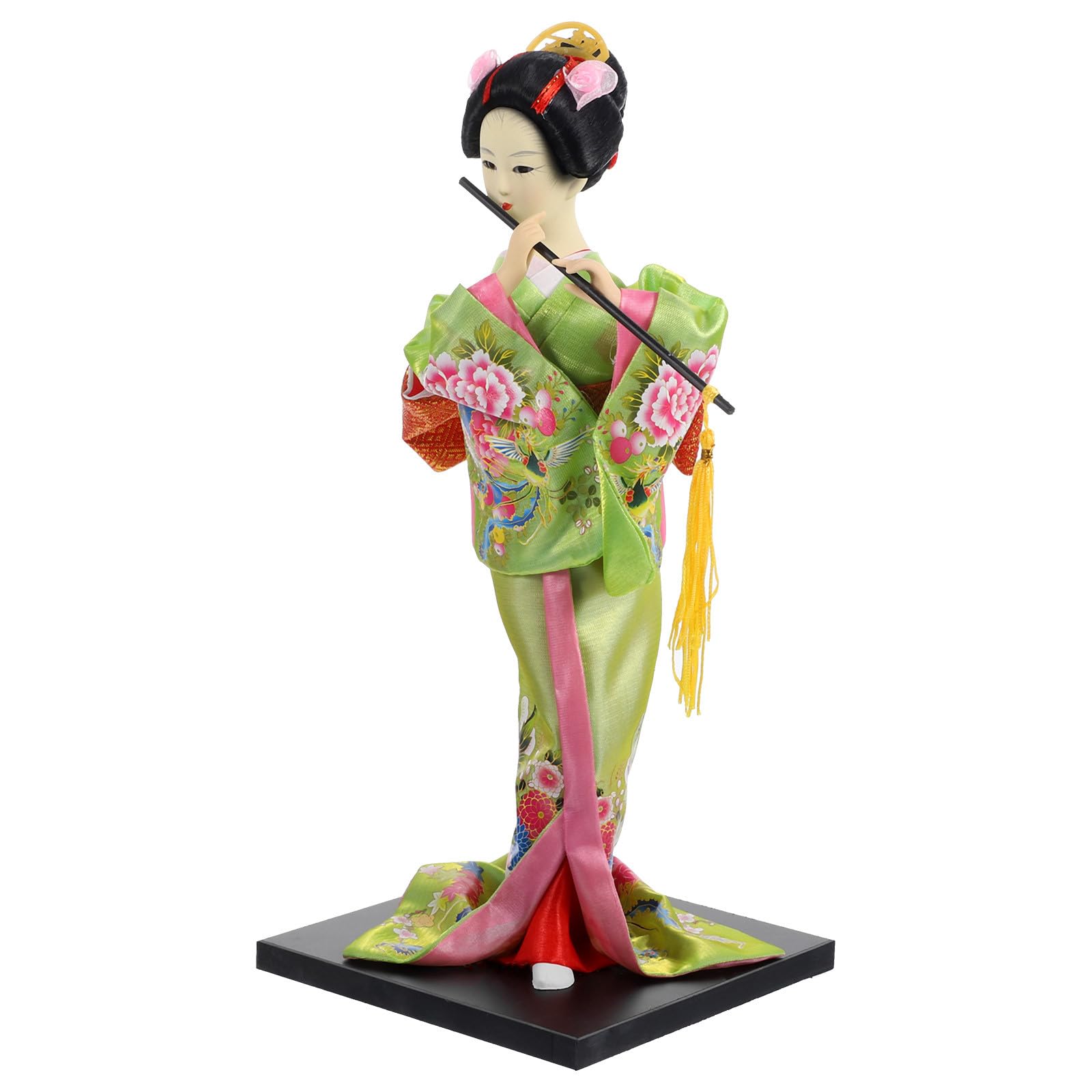 Poupée japonaise en tissu pour égayer un bureau triste avec une touche geisha traditionnelle