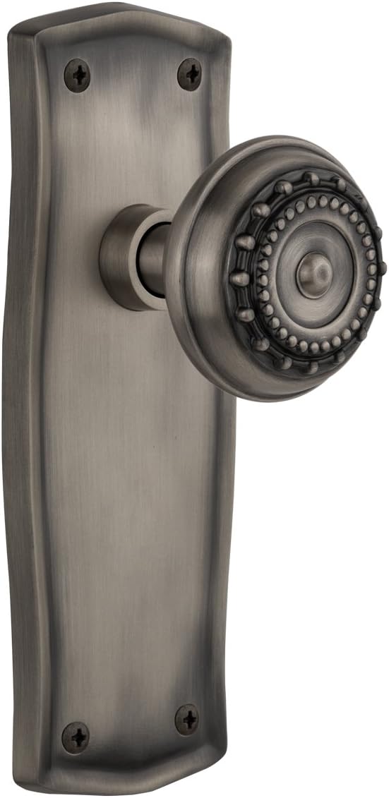 Nostalgic Warehouse Prairie Plate with Meadows Knob, Passage - 2.375", Oil-Rubbed Bronze