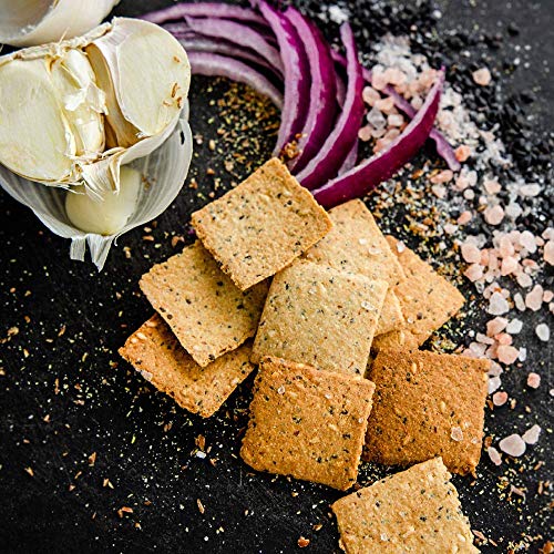 Hu Gluten Free Crackers | Everything 2 Pack | Gluten Free, Grain Free, Low Carb, No Added Oils, No Refined Starches