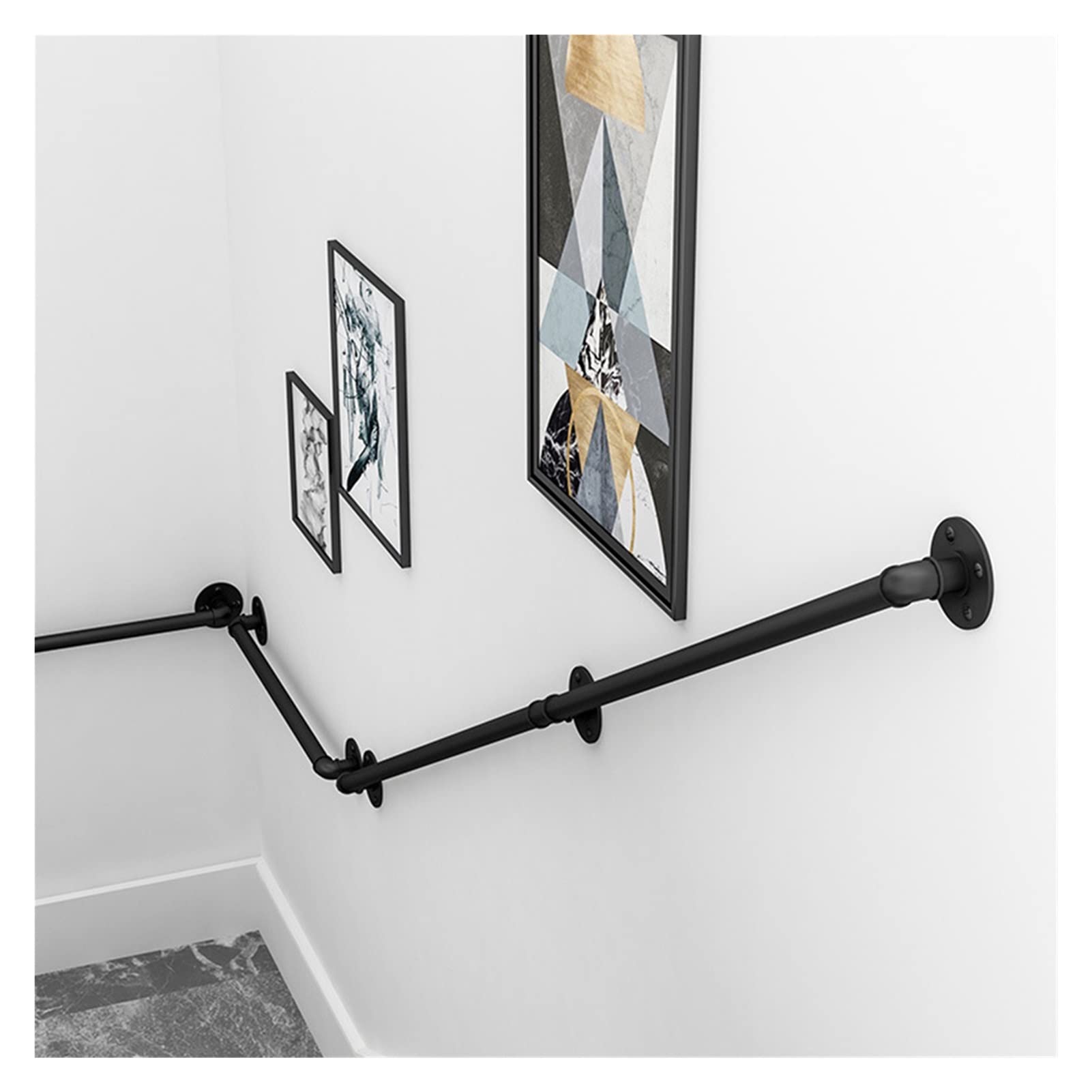 Buy Wall ed Handrails Safety Stair Rail Metal NonSlip Wall Banister