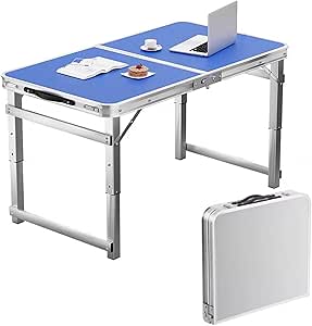 Amazon.com: TRUNXUCL Multipurpose Folding Dining Table, Three Heights ...