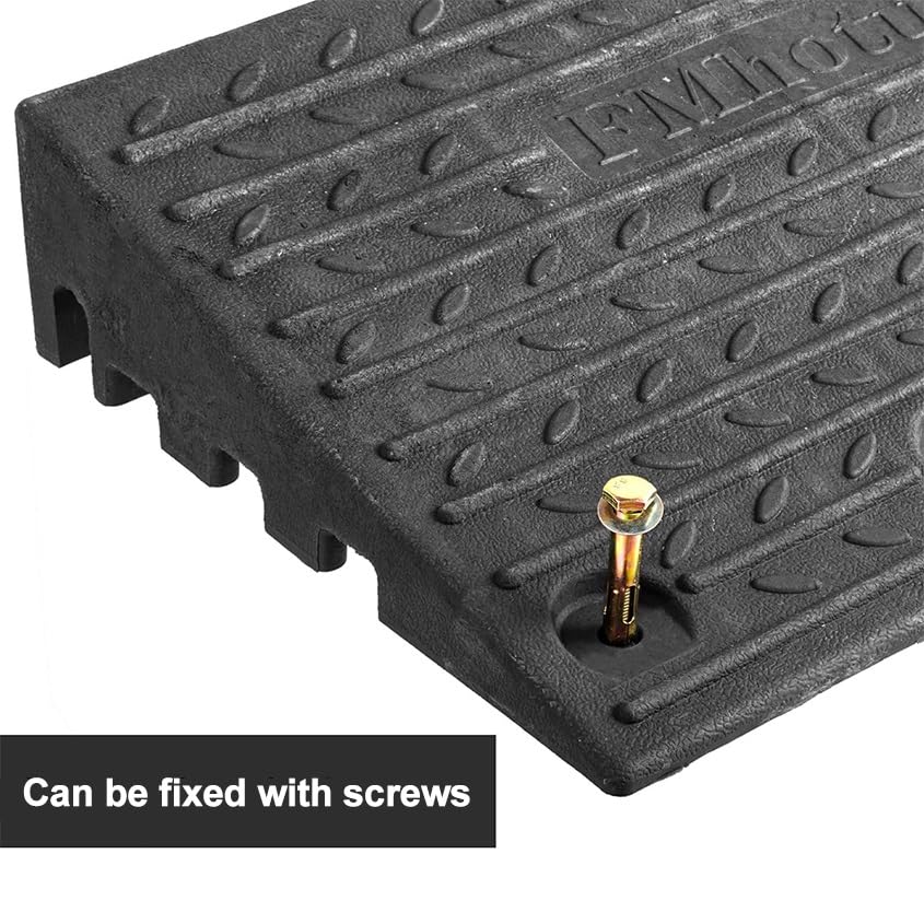 Rampa portátil de umbral para escaleras con canal para cables miniatura 3