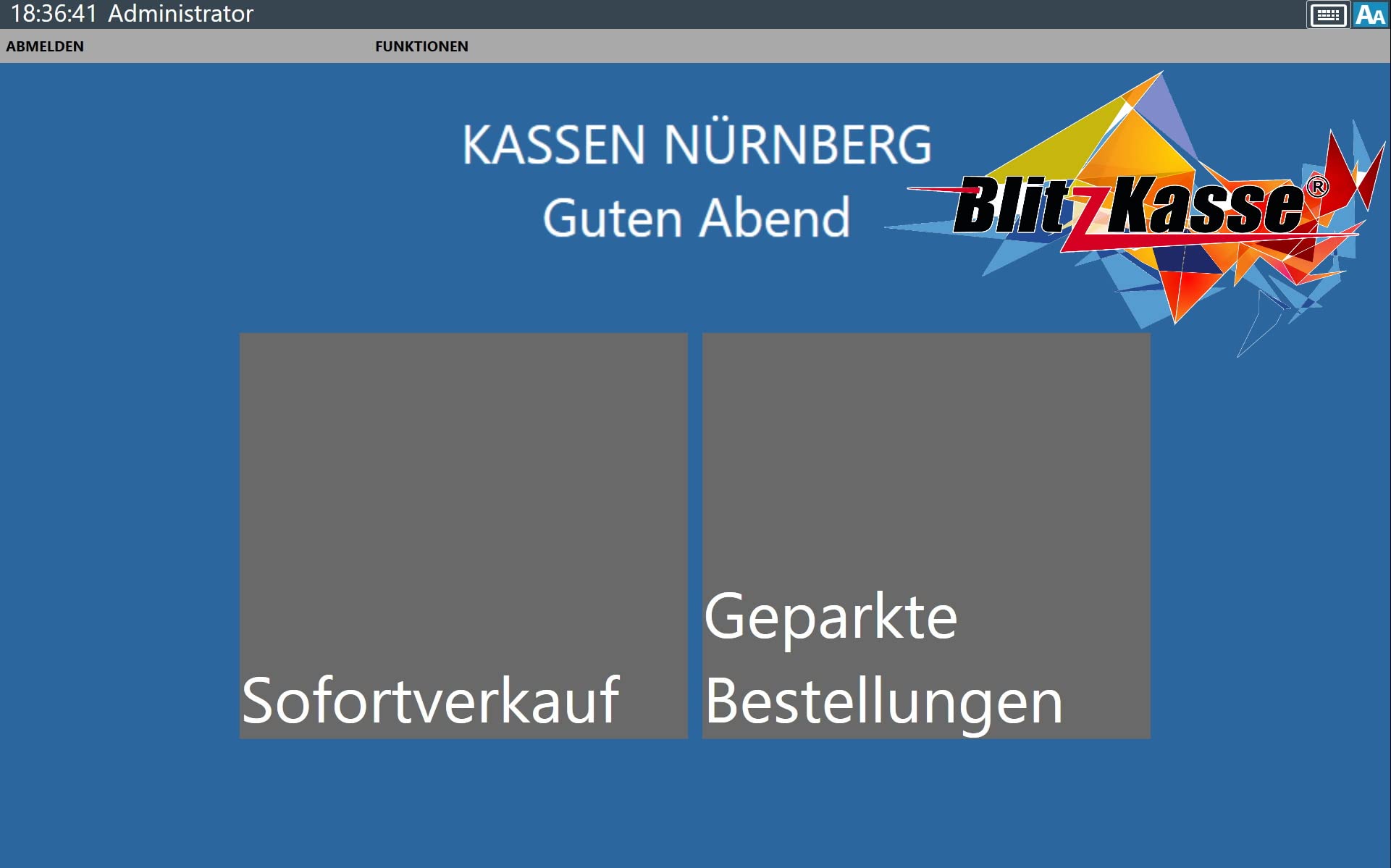 15" Kassensystem für Einzelhandel & Imbiss mit Touchscreen, Bondrucker - POS Kasse BlitzKasse Handel Lite – ohne ABO – TSE-konform