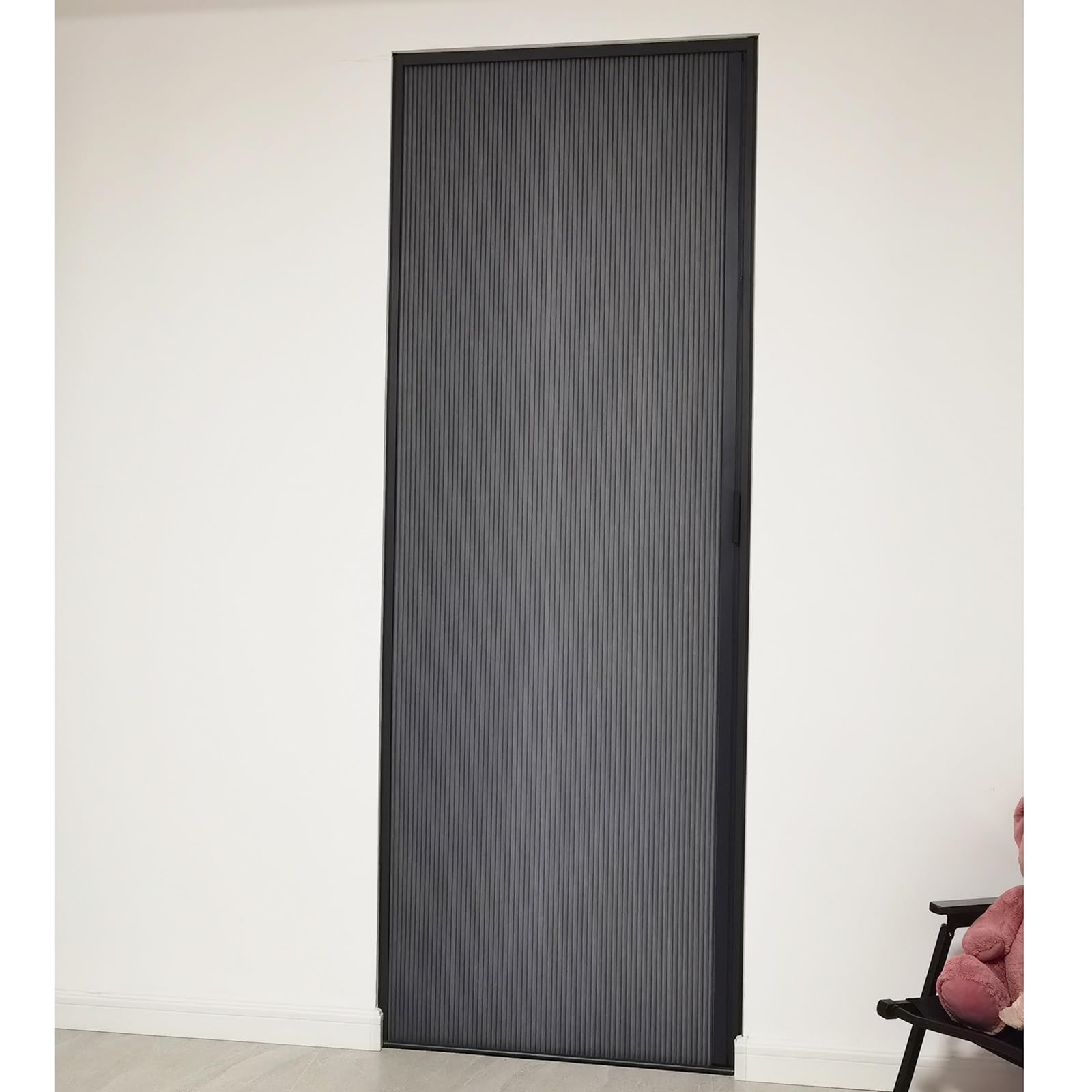 Cloison occultante accordéon et porte pliante 120x200 pour chambre