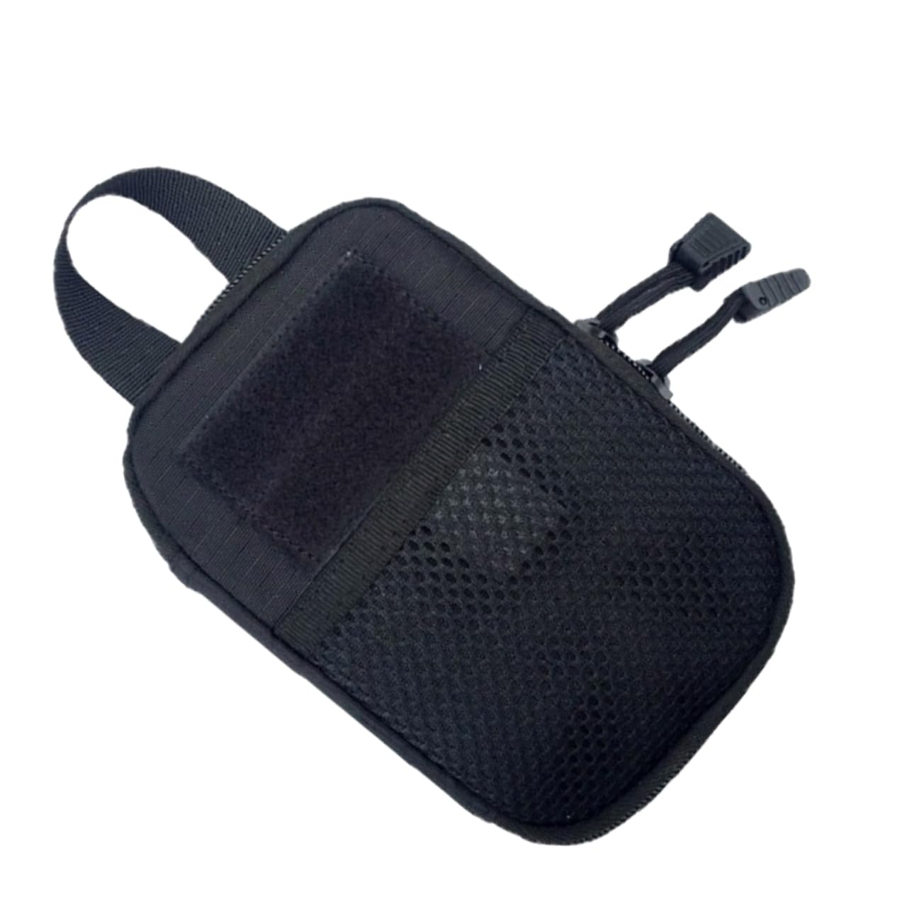 ARTSEWPLY Portable Emergency Medical Storage Pouch Accessory Bag for First Aid Travel Outdoor Activities Design Without Cross Sticker Black