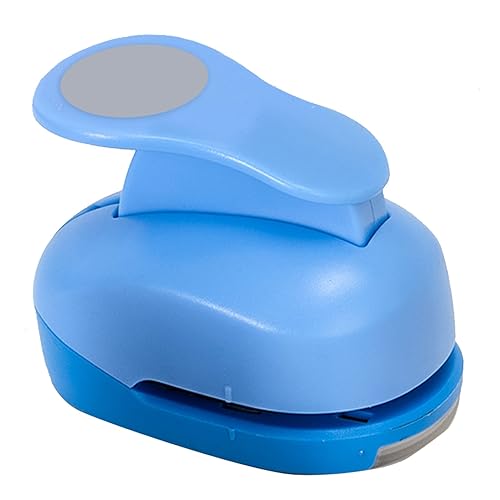 Circle Punch - Perforadora de papel para manualidades de 3 pulgadas, color azul, grande, de 2.953 in, para cartulina, envoltura de regalos, tarjetas