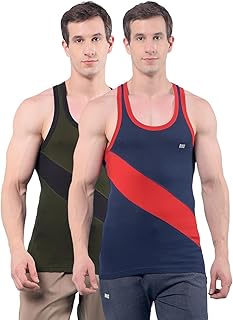 RKG Men's Assorted Pack of 2 Gym Vest (MRGV-020-Assorted-2)-picture-14