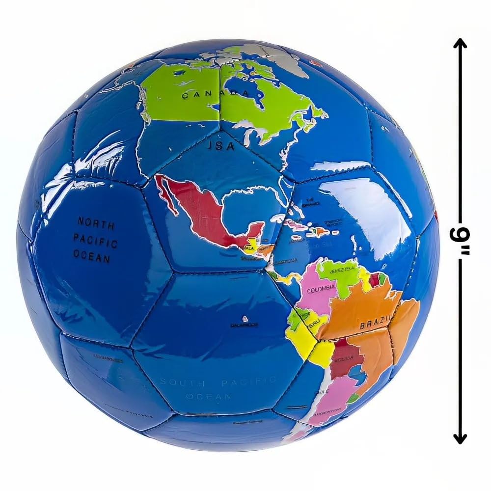 Photo 1 of Rhode Island Novelty 9" Globe Soccer Ball