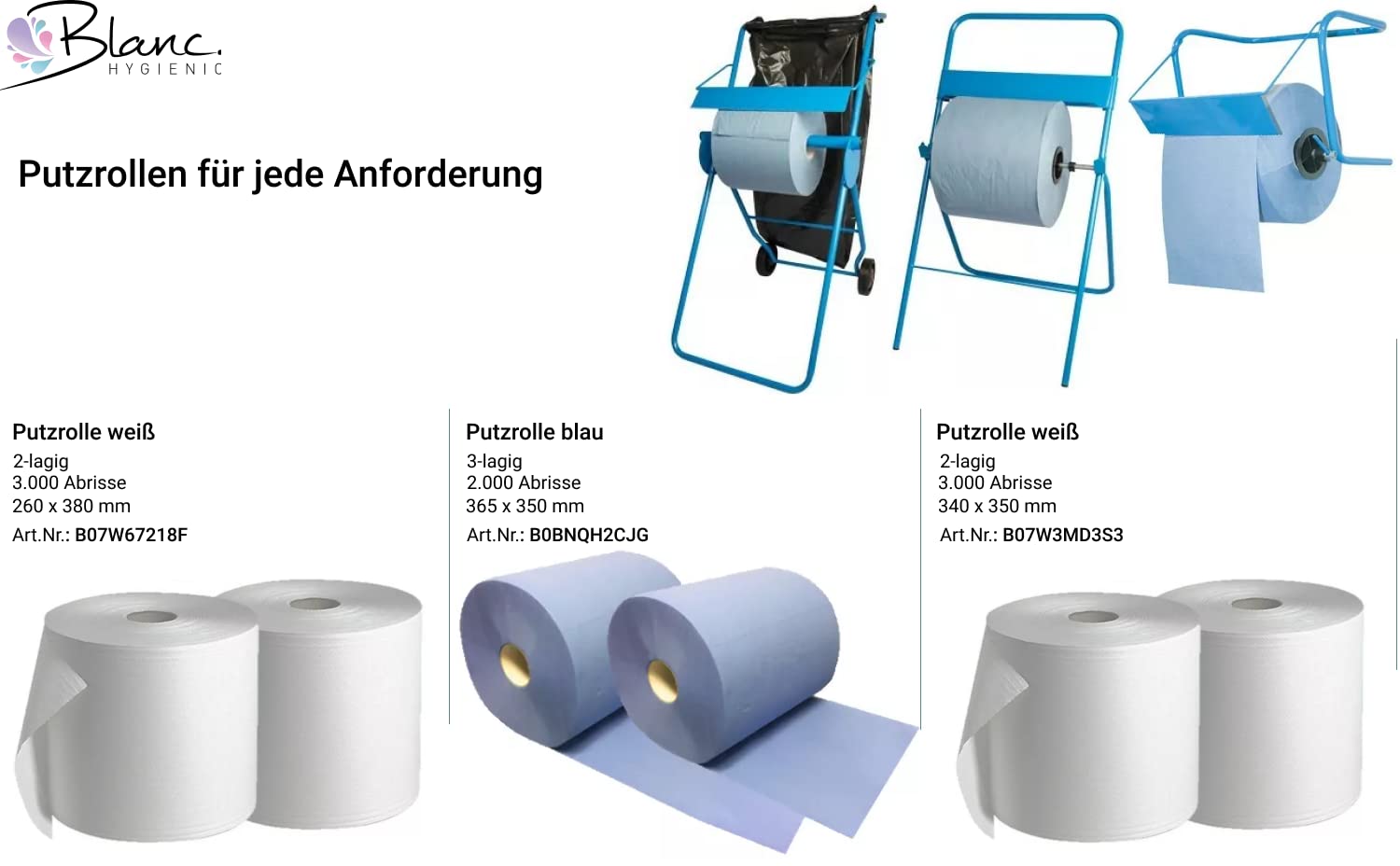 Putzrollenhalter FIX Wandhalter bis 40 cm | Integrierte Abrissleiste, stabile Wandmontage & passend f. Putzrollen bis 40 cm Breite