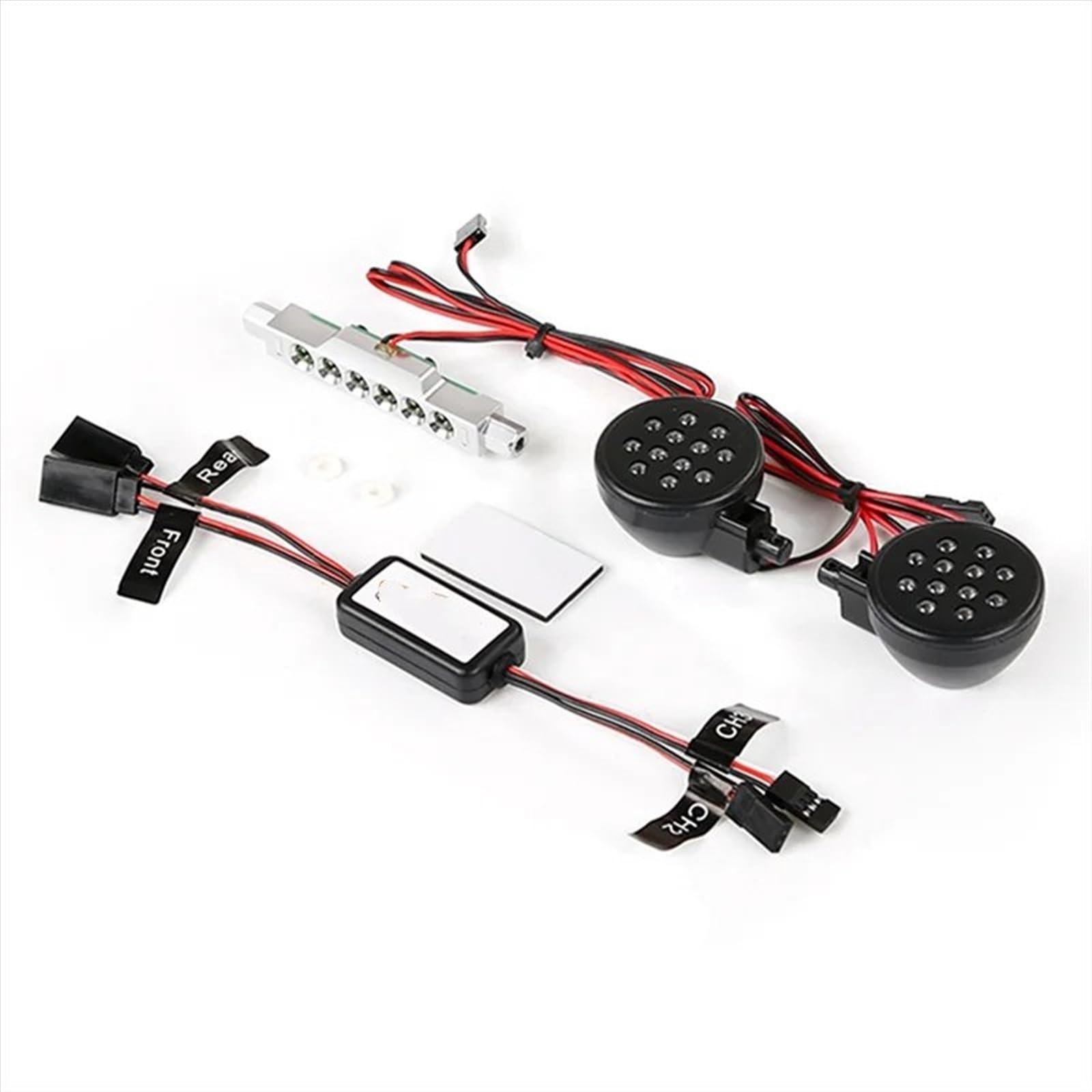 rc Truck Lights kit for Hpi for Rovan Km for Baja 5B 1/5 rc Car Upgrade Accessory Front and Rear Light Lamp with Controller Lights