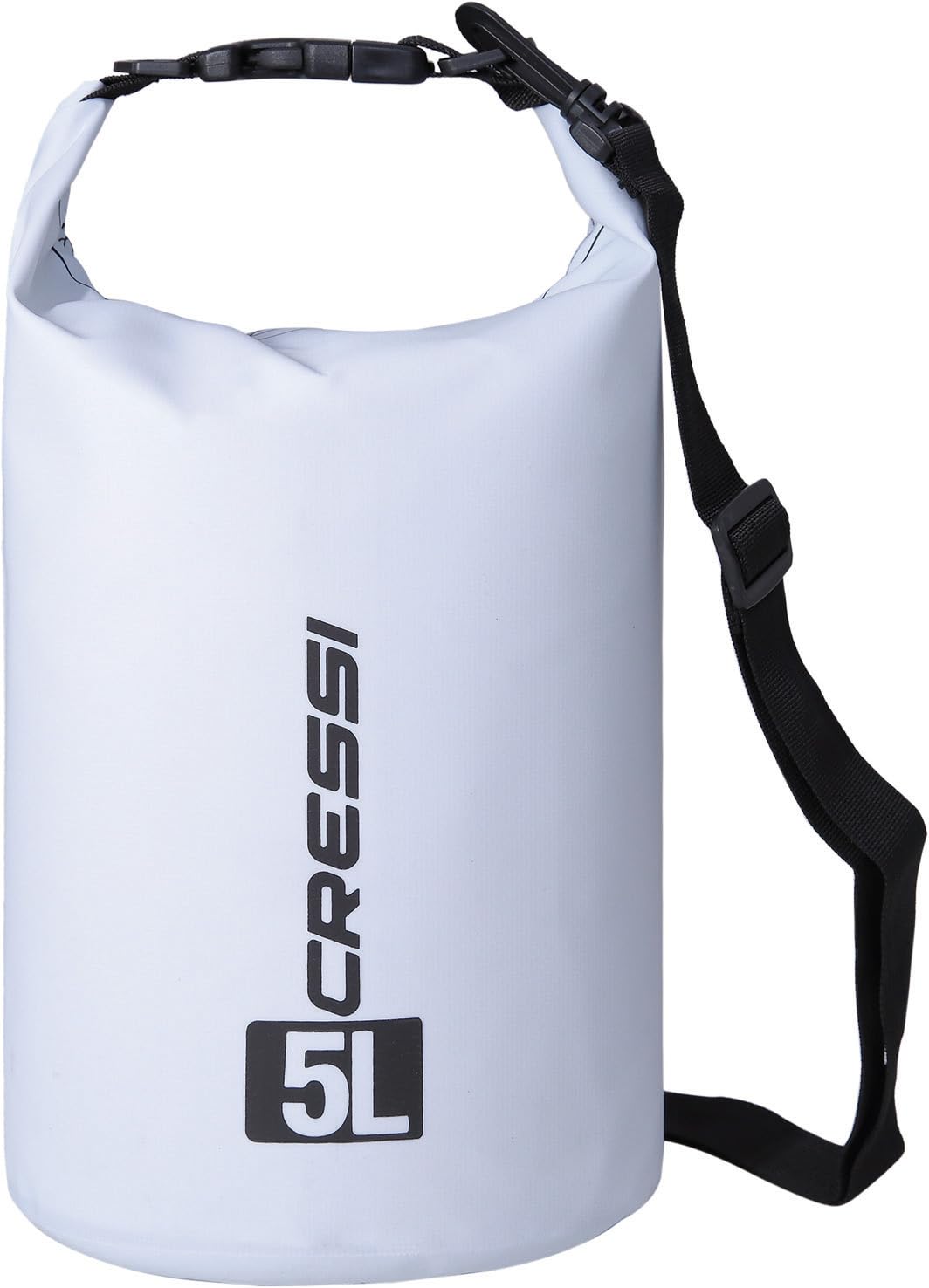 CRESSI Dry Bag Waterproof Backpack Durable PVC Roll-Top Bag with Shoulder Strap With Zipper for Beach, Diving, Snorkeling, Travel & Water Sports