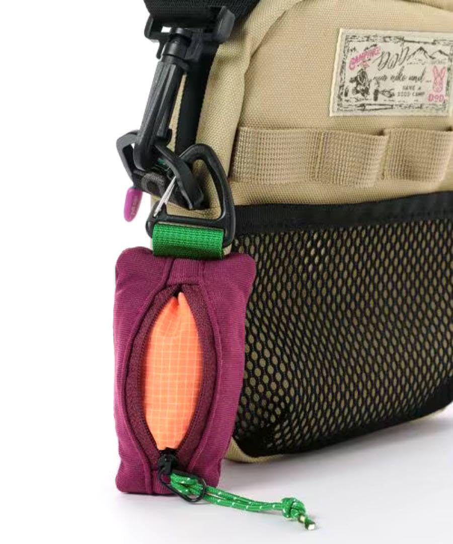 Amazon.co.jp: ベージュDOD nico andコラボミニショルダーバッグ付き 
