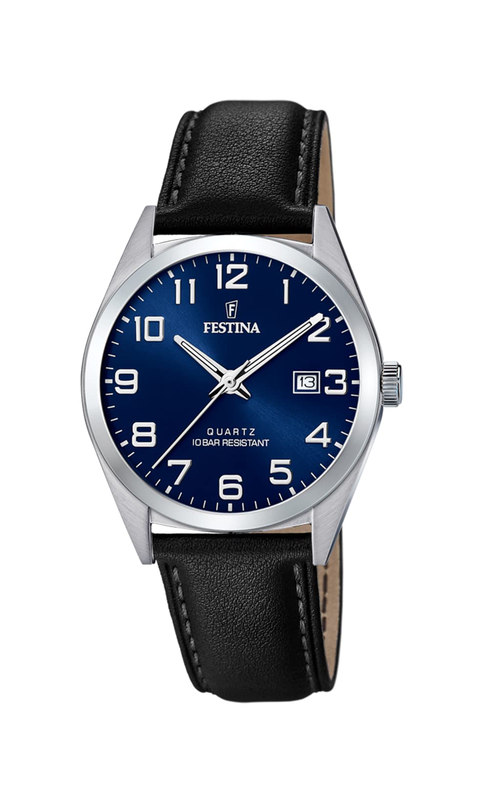 Festina Mens Analogue Quartz Watch with Leather Strap F20446/2