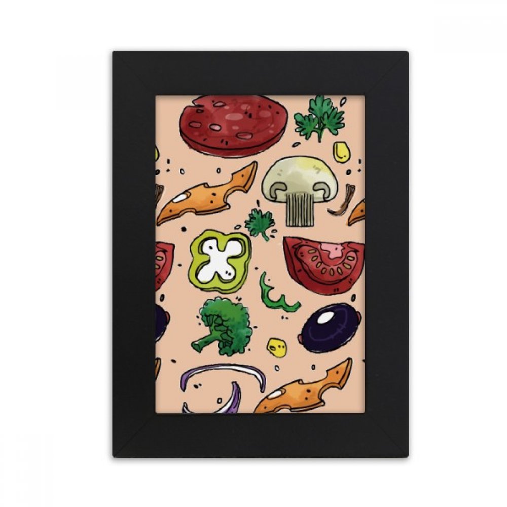 Cadre photo noir oignon poivron DIYthinker cadeau idéal crémaillère cuisine