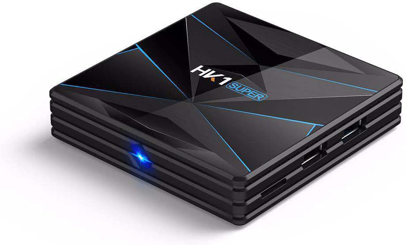 Android TV Box 10.0, the latest version of 2021 Android TV Box 4GB RAM 32GB ROM,RK3318 Quad-Core 64bit Cortex-A53, Android Box 4K Ultra HD HDR, Smart TV Box,B:4G+64G
