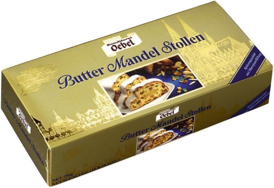 Oebel Butter Mandel Stollen Gift Box 750g